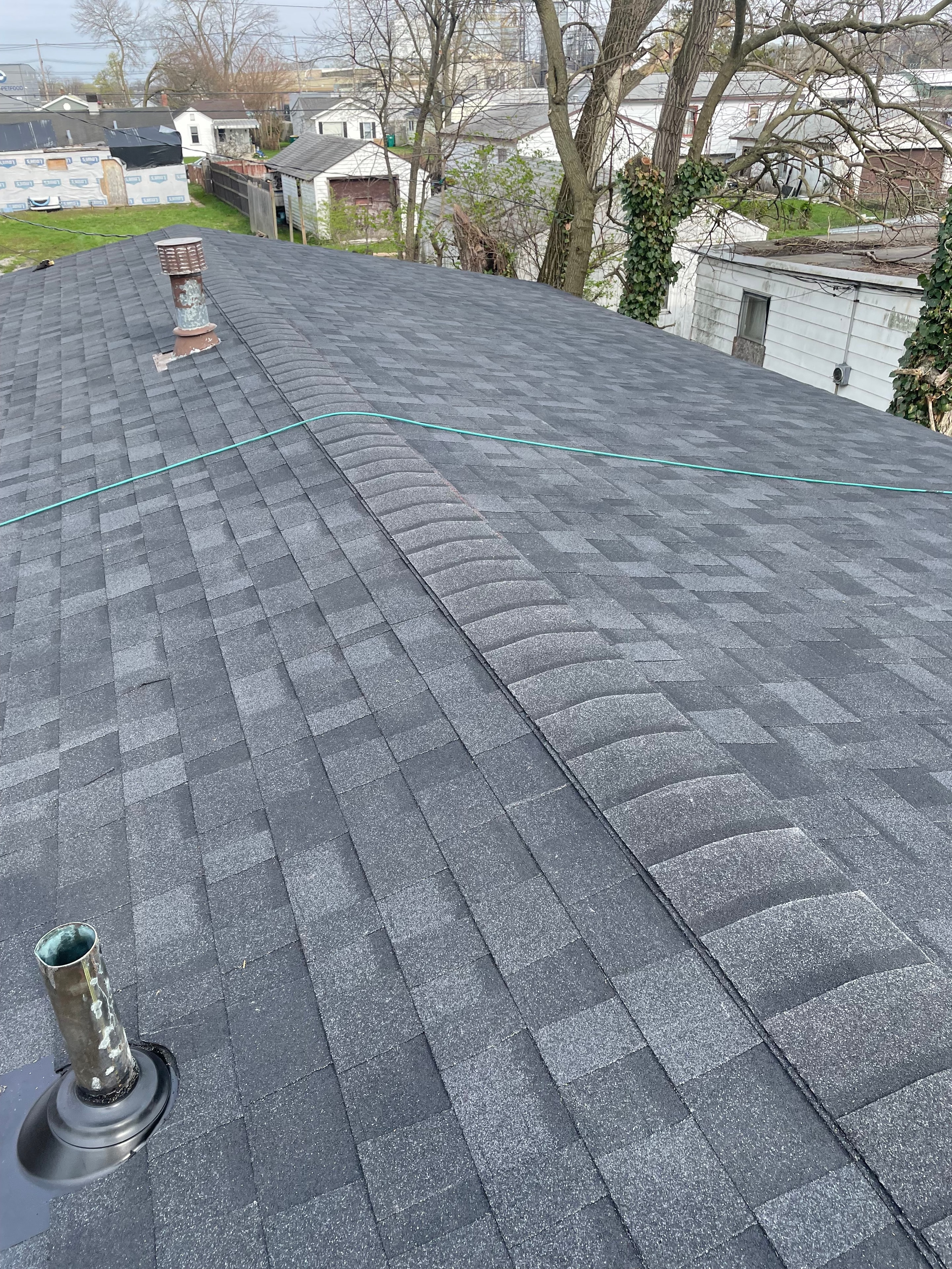 Roofing work detail